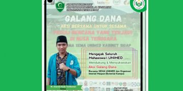 HIMMAH Dukung Gerakan Sema Unimed Peduli Bencana di NTT