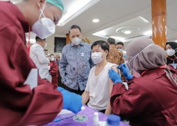 Vaksin Massal Lintas Agama di UMSU Berjalan Sukses