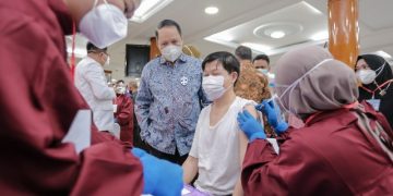 Vaksin Massal Lintas Agama di UMSU Berjalan Sukses