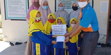 SDIT Muhammadiyah Manggeng Bantu Rakyat Palestina