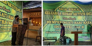 Halal Bil Halal Aktivis Deli, Shohib Sampaikan Konsep “Indonesia Tanpa Pengangguran”