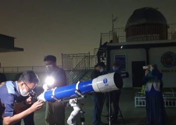 Pengamatan “Super Blood Moon” di OIF UMSU Terkendala Cuaca