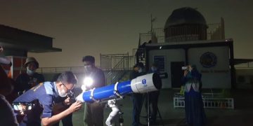 Pengamatan “Super Blood Moon” di OIF UMSU Terkendala Cuaca