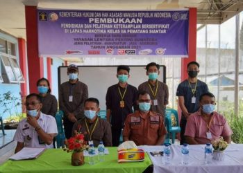 Lentera Pertiwi Sumatera Bangkitkan Nasionalisme WBP Lapas Narkotik Siantar Melalui Pelatihan Keterampilan