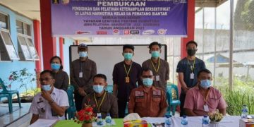 Lentera Pertiwi Sumatera Bangkitkan Nasionalisme WBP Lapas Narkotik Siantar Melalui Pelatihan Keterampilan