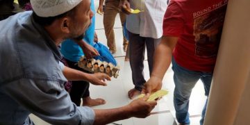 LazisMu Pidie Salurkan Sembako Ramadhan 