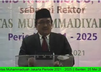 Ma’mun Murod Resmi Dilantik Jadi Rektor UMJ 2021-2025