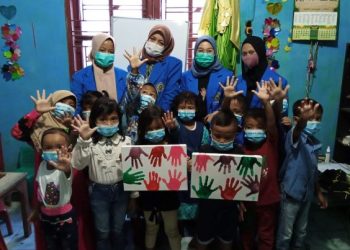 Tim PKM Mahasiswa FISIP UMSU Tanamkan Revolusi Mental untuk Anak Usia Dini