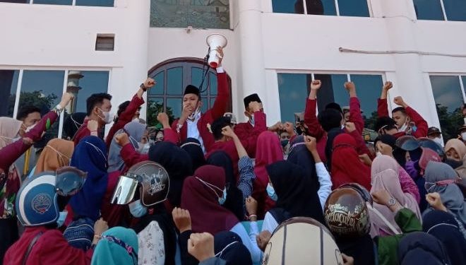 IMM Asahan Unjuk Rasa Tolak Judi Ketangkasan Tembak Ikan