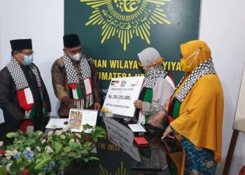 LazisMu Sumut Terima Donasi Peduli Palestina Rp 900 Juta Lebih