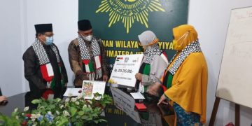 LazisMu Sumut Terima Donasi Peduli Palestina Rp 900 Juta Lebih