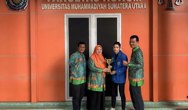 Mahasiswa Fahum UMSU Malik Al Asytar Raih Juara 1 Selekda Wushu Sanda PON XXI Aceh-Sumut 2024