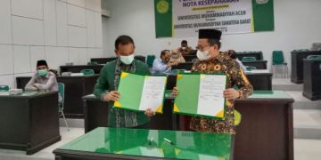 Pererat Hubungan Antar PTMA Se-Indonesia, UNMUHA dan UMSB Teken MoU