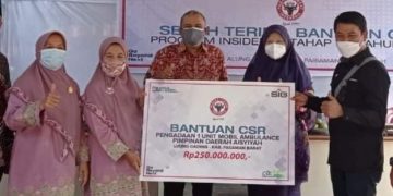 RS ‘Aisyiyah Pasbar Terima Bantuan 1 Unit Mobil Ambulance