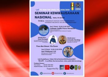 Seminar Kewirausahaan PK IMM FEB UMSU: Generasi Muda Harus Berwirausaha Sejak Dini