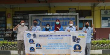 Tim PKM FISIP UMSU Produksi Batik Two In One Bergambar Pahlawan