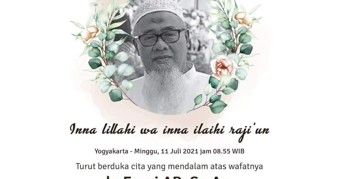 Muhammadiyah Kehilangan Kader Terbaik, dr Fauzi Putra KH AR Fachruddin Meninggal Dunia