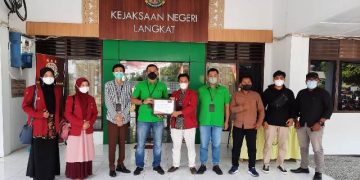 Dukung Pemberantasan Korupsi, IMM Berikan Penghargaan ke Kejari Langkat