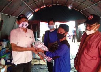 MDMC dan Pimda 240 Ogan Ilir Salurkan Bantuan Musibah Kebakaran