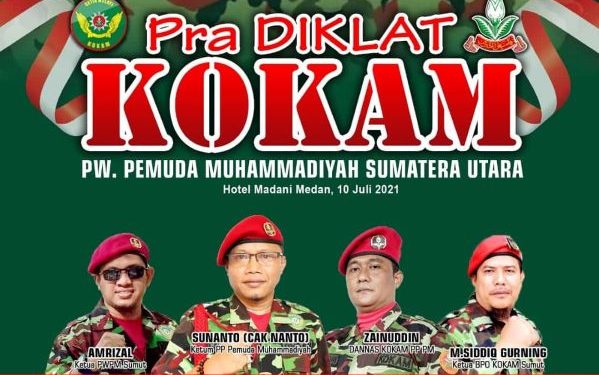PW Pemuda Muhammadiyah Sumut Akan Menggelar Pra Diklatsar KOKAM dan SAR