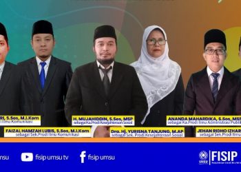 Pimpinan Prodi Se-FISIP UMSU Terima SK Pengangkatan Masa Jabatan 2021-2025