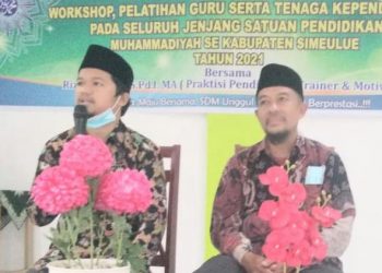 Tingkatkan Kualitas, Guru dan Tenaga Pendidikan Muhammadiyah Se Kab Semeulue Ikuti Workshop