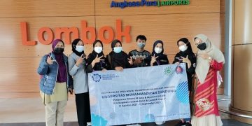 Ikut Pertama Kali, 6 Mahasiswa UMBandung Berpartisipasi dalam KKN MAS 2021 di Lombok