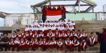Siswa SDIT Muhammadiyah Manggeng Sambut Meriah Peringatan HUT RI ke-76
