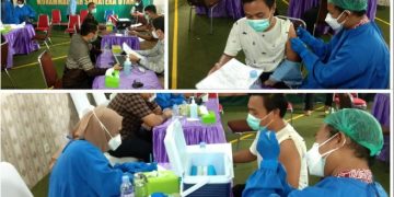 Nakes di RSU Muhammadiyah Sumut Terima Vaksin Booster