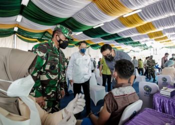 Pangdam I/BB Apresiasi Pelaksanaan Vaksinasi di UMSU