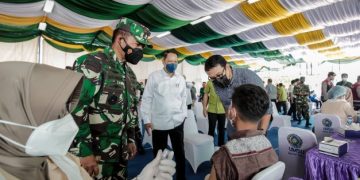 Pangdam I/BB Apresiasi Pelaksanaan Vaksinasi di UMSU