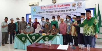 FEB UMSU dan PCM Medan Marelan Gelar PPM “Edukasi Literasi Keuangan Syariah”