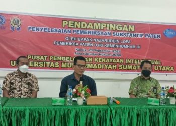 PPKI UMSU Gelar Pendampingan Penyelesaian Pemeriksaan Substantif Paten