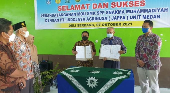 SNAKMA Muhammadiyah dan PT. Indojaya Agronusa Tandatangani Kerjasama