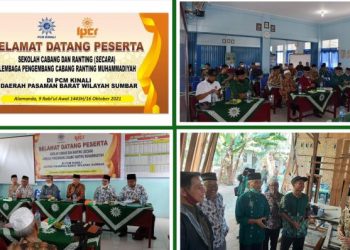 Wujudkan Cabang Unggulan, LPCR PWM Sumbar Adakan Sekolah Cabang dan Ranting di PCM Kinali