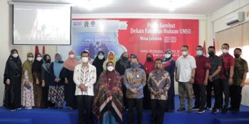 Acara Pisah Sambut Dekan Fakultas Hukum UMSU Berlangsung Penuh Keharuan