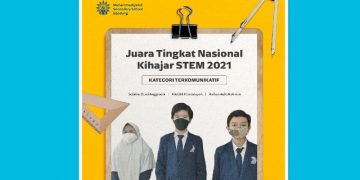 SMP Muhammadiyah 8 Bandung Raih Juara Nasional Kategori Terkomunikatif di Ajang Kihajar STEM 2021
