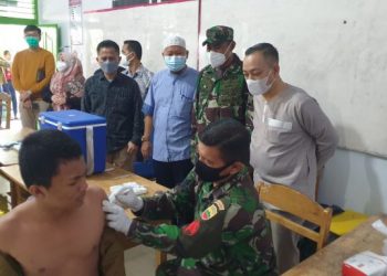 Ponpes Muhammadiyah Kwala Madu Vaksinasi 1000 Santri