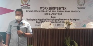 Dosen HTN/HAN Fakultas Hukum UMSU Jadi Narsum Bimtek DPRK Aceh Timur