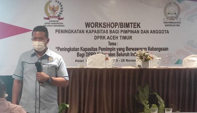 Dosen HTN/HAN Fakultas Hukum UMSU Jadi Narsum Bimtek DPRK Aceh Timur
