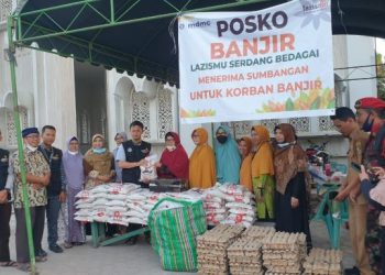 PW Aisyiyah Sumut Salurkan Bantuan Melalui Lazismu untuk Warga Korban Banjir di Sergai