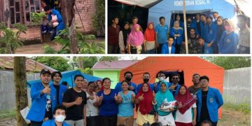 Mahasiswa Fakultas Hukum UMSU Salurkan Bantuan untuk Korban Banjir di Sei Rampah