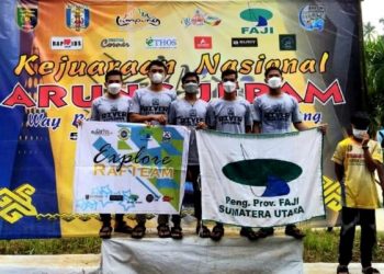Mahasiswa FH UMSU Ari Afriadi Depari Bawa Tim Sumut Juara di Kejurnas Arung Jeram