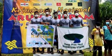 Mahasiswa FH UMSU Ari Afriadi Depari Bawa Tim Sumut Juara di Kejurnas Arung Jeram