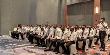 80 Taruna SMK Pelayaran Muhammadiyah Tuban Ikuti DPM di Politeknik Pelayaran Surabaya