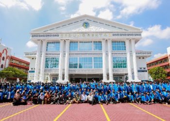 Rektor Prof Agussani Lepas Mahasiswa Program “Klinis Hukum dan Peradilan Semu” FH UMSU