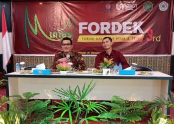 Dekan Fakultas Hukum UMSU Jadi Ketua Pimpinan Sidang Pemilihan Ketua FORDEK FH PTMA