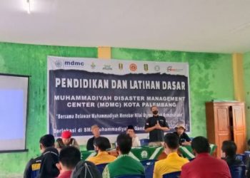MDMC Sumsel Gembleng 54 Relawan Muhammadiyah Kota Palembang