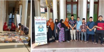 Relawan Literasi AMM Bandar Selamat Buka Pojok Baca di Kaki Masjid