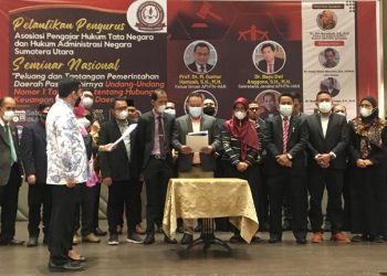 Dosen Fakultas Hukum UMSU Dr Eka NAM Sihombing Dilantik Sebagai Ketua APHTN-HAN Sumut
